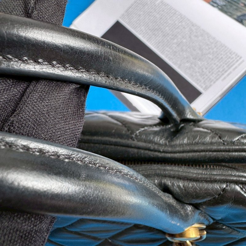 💖上肩超美 Chanel 金鍊雙肩手提鏈包-11