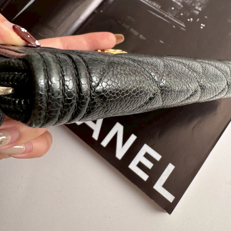 ❤️‍🔥個性百搭款 CHANEL Boy 系列拉鍊長夾-4