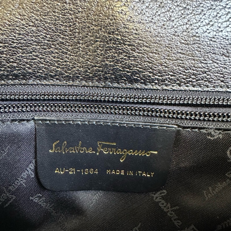 【赫蒂國際精品】Ferragamo 菲拉格慕 經典金屬扣環包 vintage-15