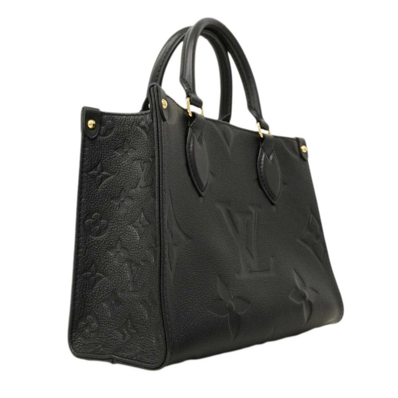路易威登 Monogram Empreinte OnTheGo PM 手提包 M45653 黑色（黑色）女士兩用包-1