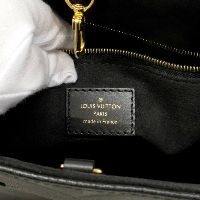 路易威登 Monogram Empreinte OnTheGo PM 手提包 M45653 黑色（黑色）女士兩用包-4