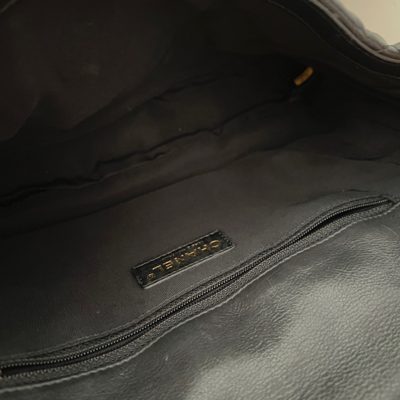 ✨Chanel 黑金牛皮機場包 鏈條可調節 百搭復古🫶-9