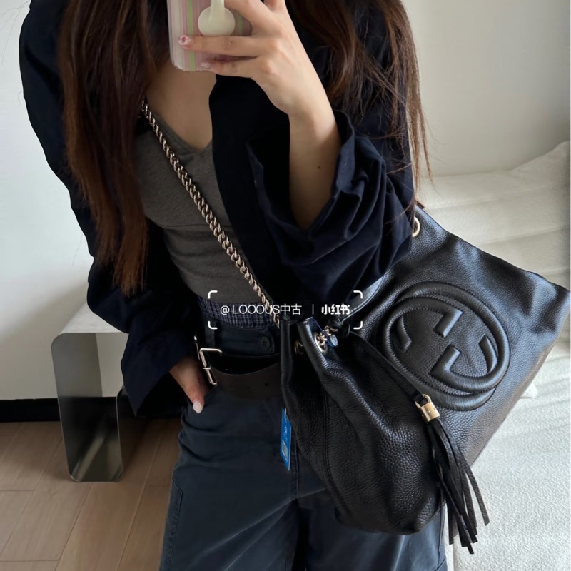 莉亞精品♡Gucci 308982 Soho托特包 二手-1