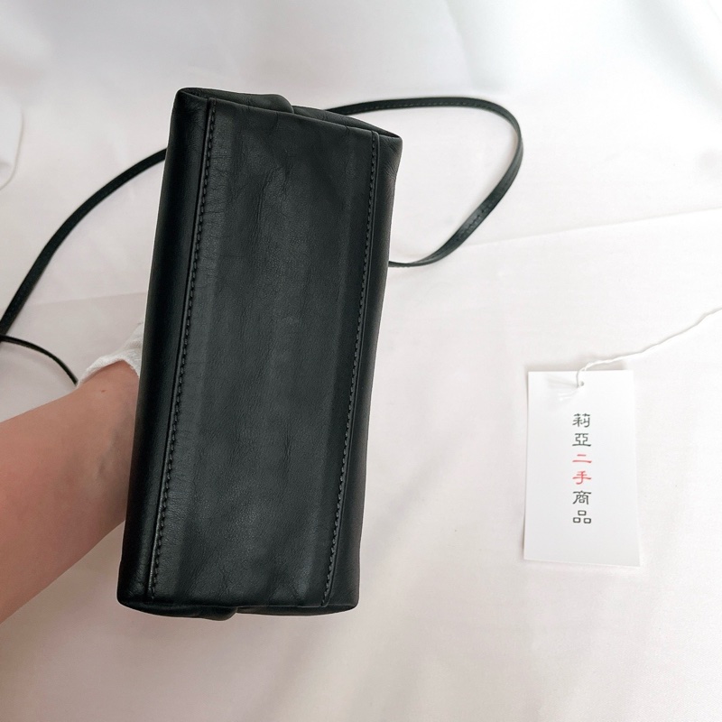 莉亞精品♡Longchamp 斜背包 黑 二手-4