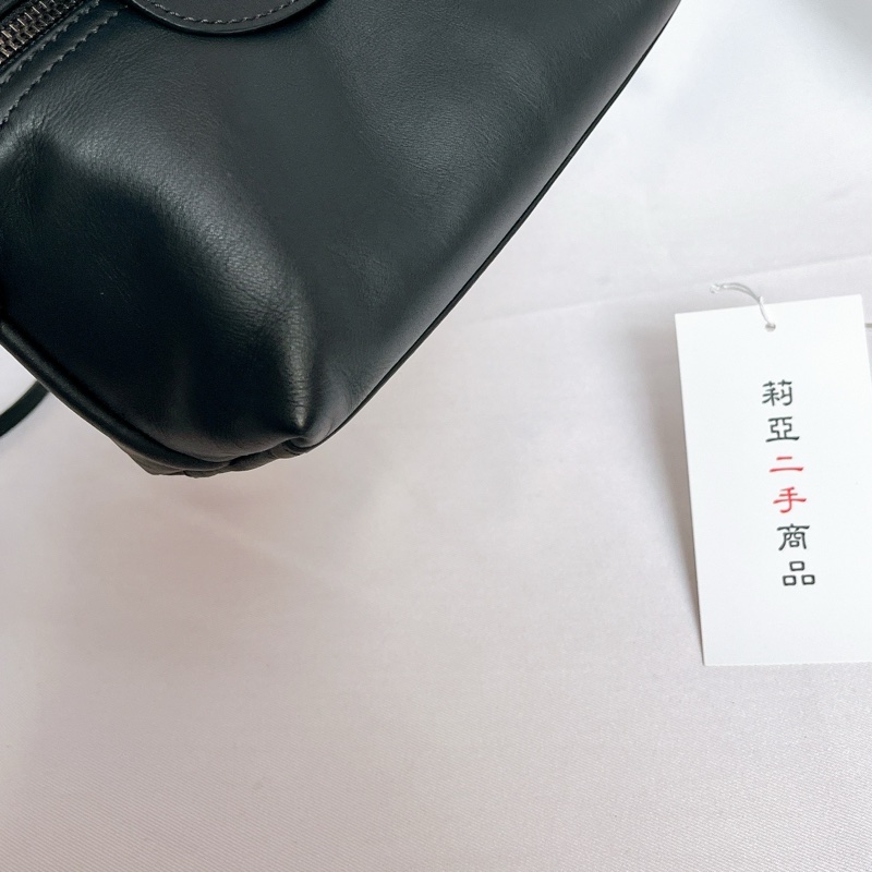莉亞精品♡Longchamp 斜背包 黑 二手-11