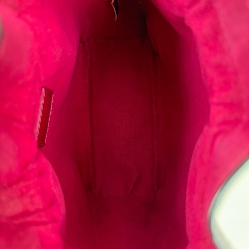 Louis  Vuitton /路易威登消息 棕色老花塗層帆布福袋手拿包 金扣 底長20cm-7