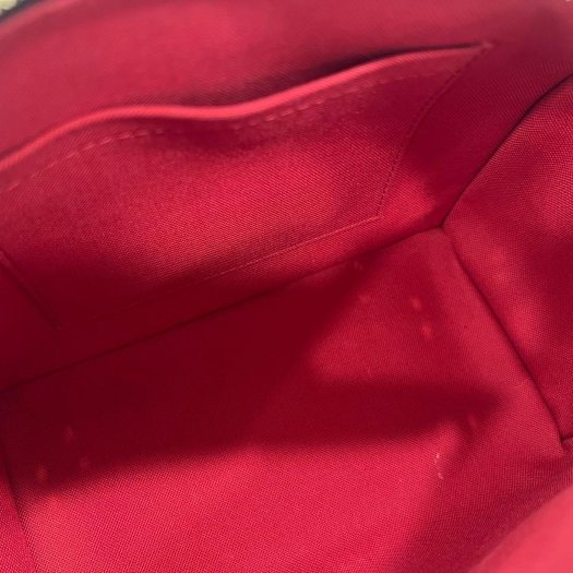 東區正精品㊣LV M46234 SPEEDY 20CM 原花字紋迷你黑色拚粉色手提肩背背帶兩用波士頓包-10