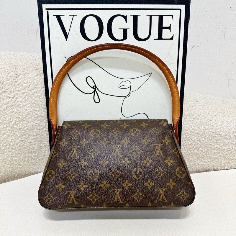 LV/路易威登   中古款looping單肩腋下包-1