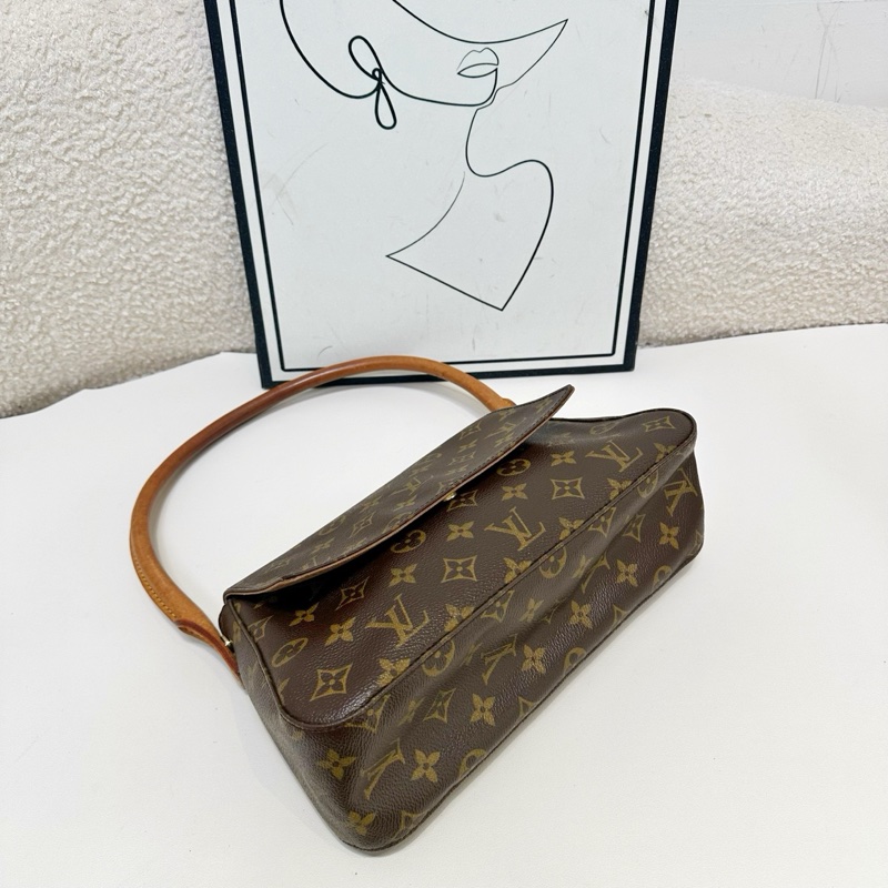 LV/路易威登   中古款looping單肩腋下包-3