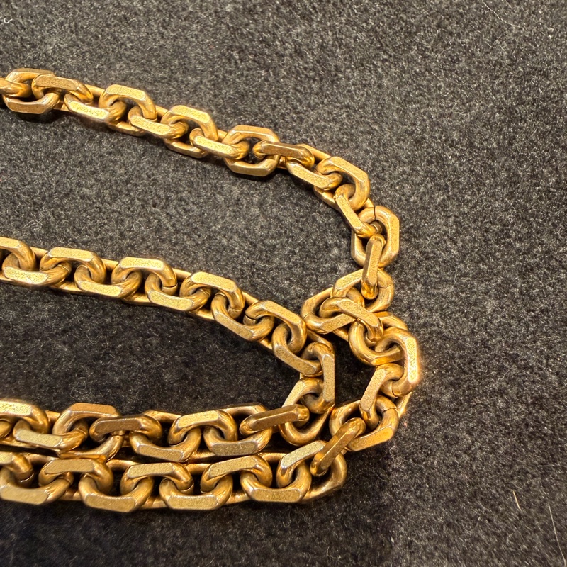 Dior saddle 藍色老花WOC斜背鏈條包-38