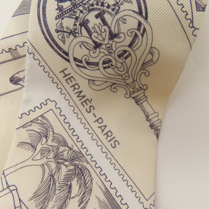 HERMES 絲質Twilly絲巾-4