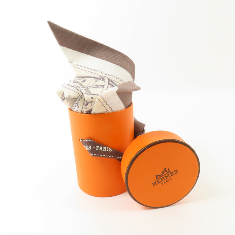 HERMES 絲質Twilly絲巾-8