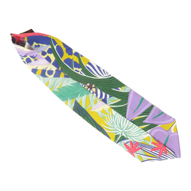 HERMES 絲質Twilly絲巾-4