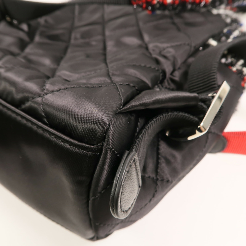 CHANEL 尼龍/Tweed Backpack背包-13