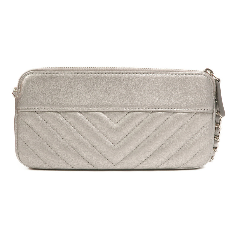 CHANEL 牛皮皮革Wallet On Chain鏈帶肩背袋-1