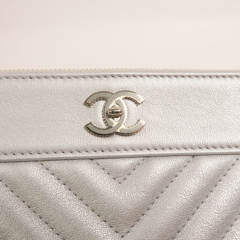 CHANEL 牛皮皮革Wallet On Chain鏈帶肩背袋-9