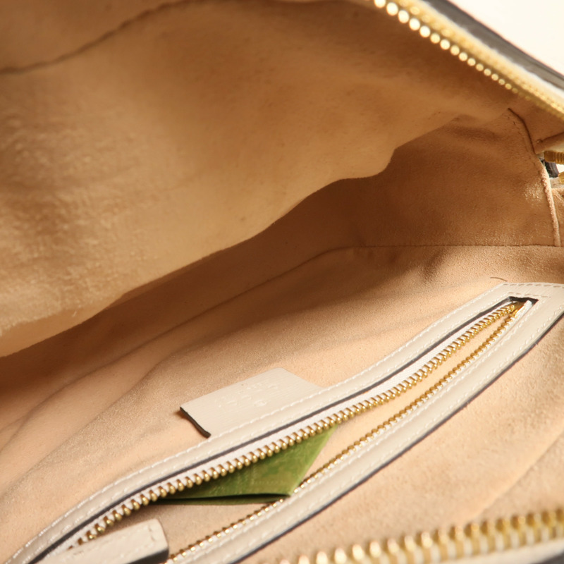 GUCCI 塗層帆布Horsebit 1955 Small肩背袋-4