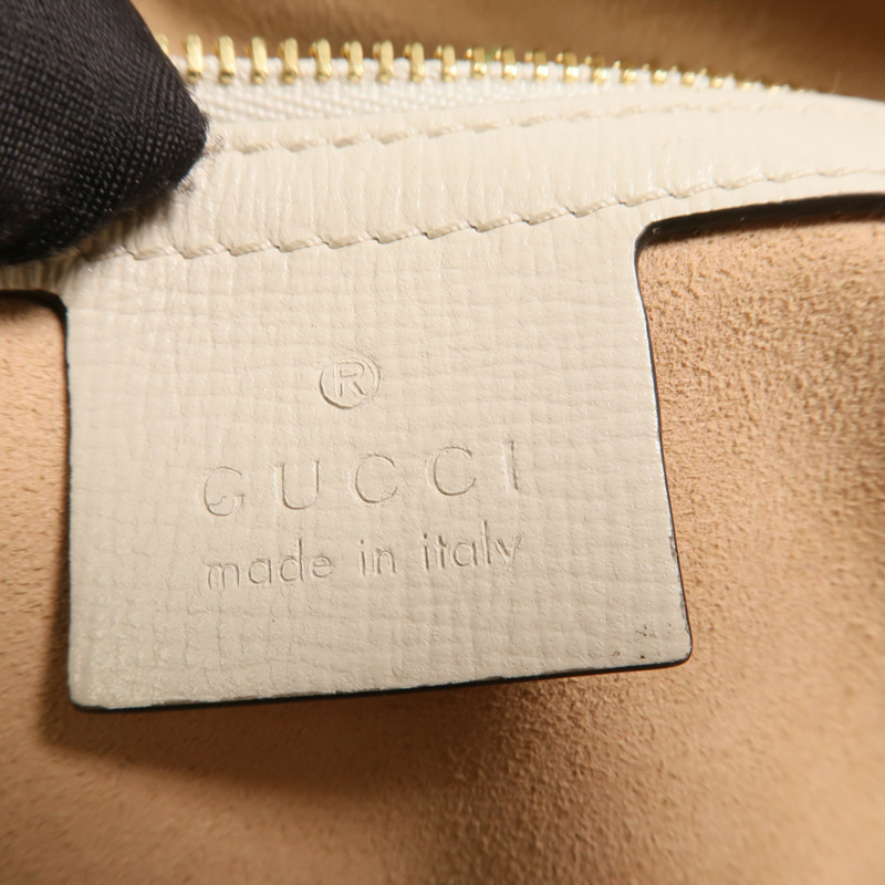 GUCCI 塗層帆布Horsebit 1955 Small肩背袋-5