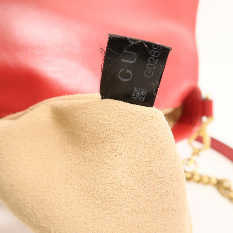 GUCCI 牛皮皮革GG Marmont手挽肩背兩用袋-14