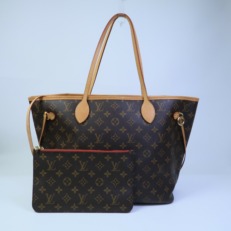 LOUIS VUITTON Monogram Neverfull MM手挽袋-9