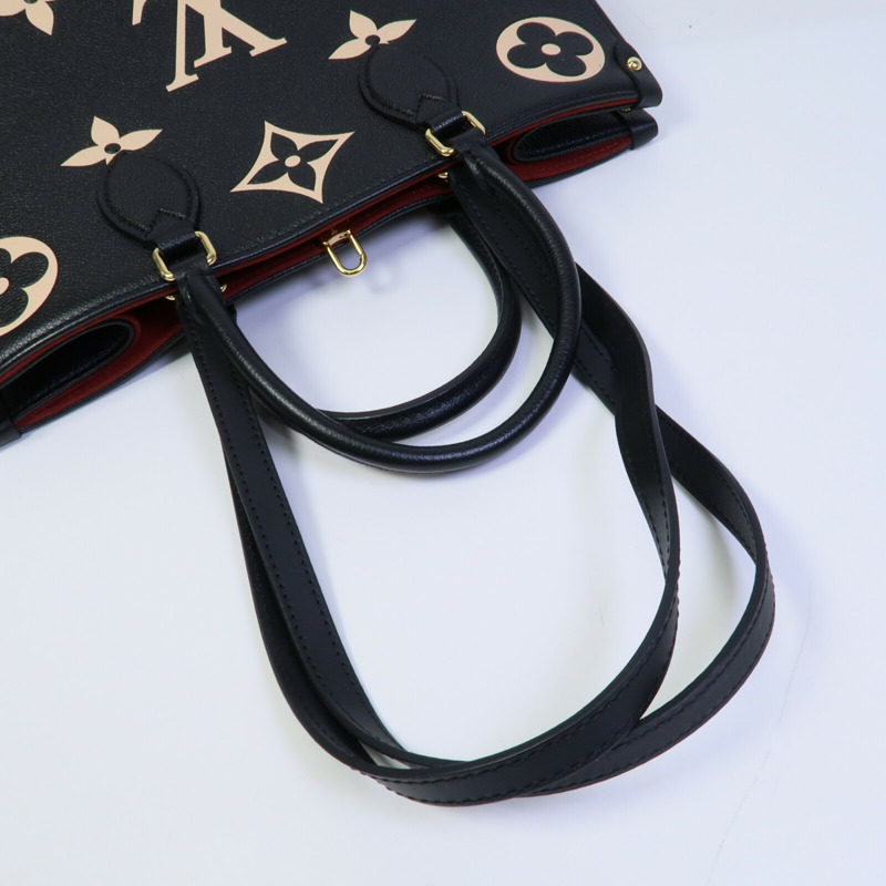 LOUIS VUITTON Monogram Empreinte OnTheGO MM手挽肩背兩用袋-7