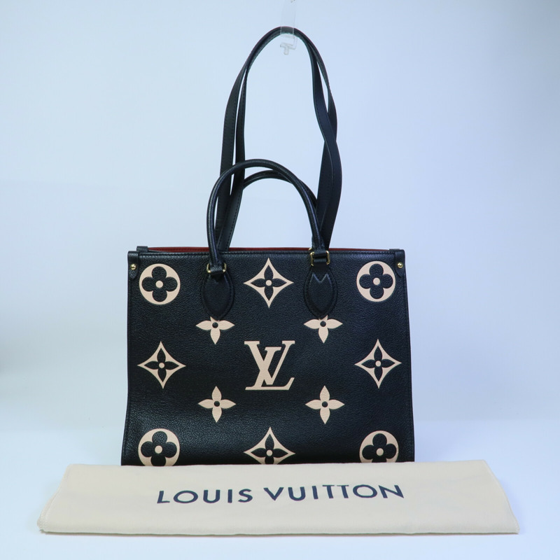 LOUIS VUITTON Monogram Empreinte OnTheGO MM手挽肩背兩用袋-8