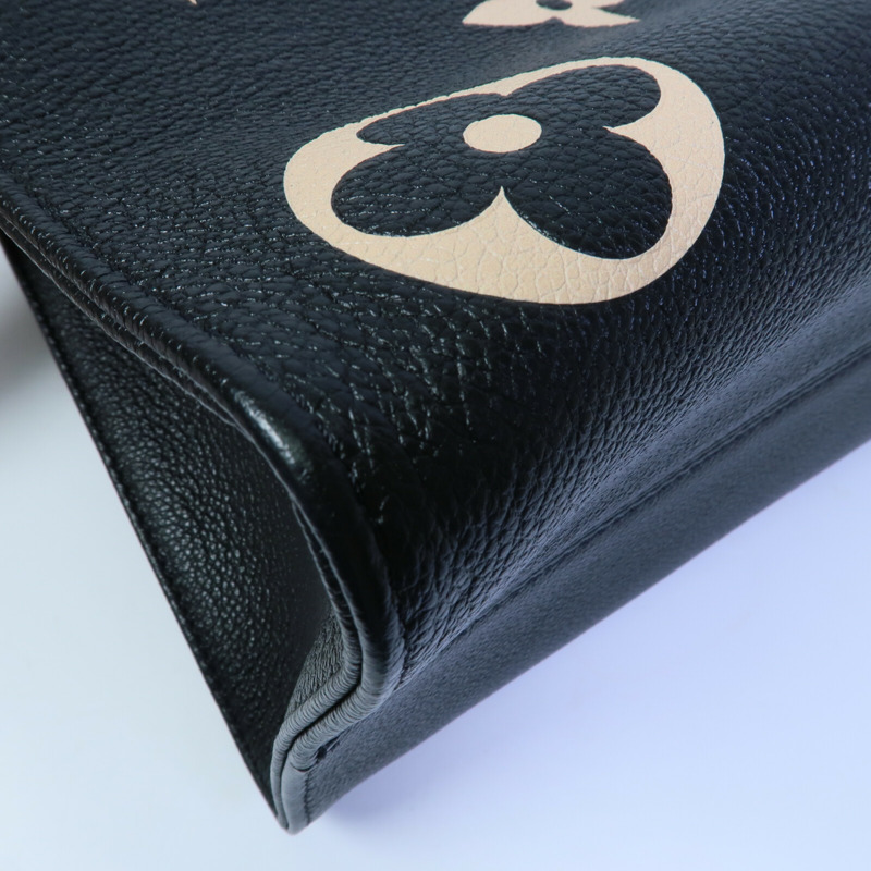 LOUIS VUITTON Monogram Empreinte OnTheGO MM手挽肩背兩用袋-9