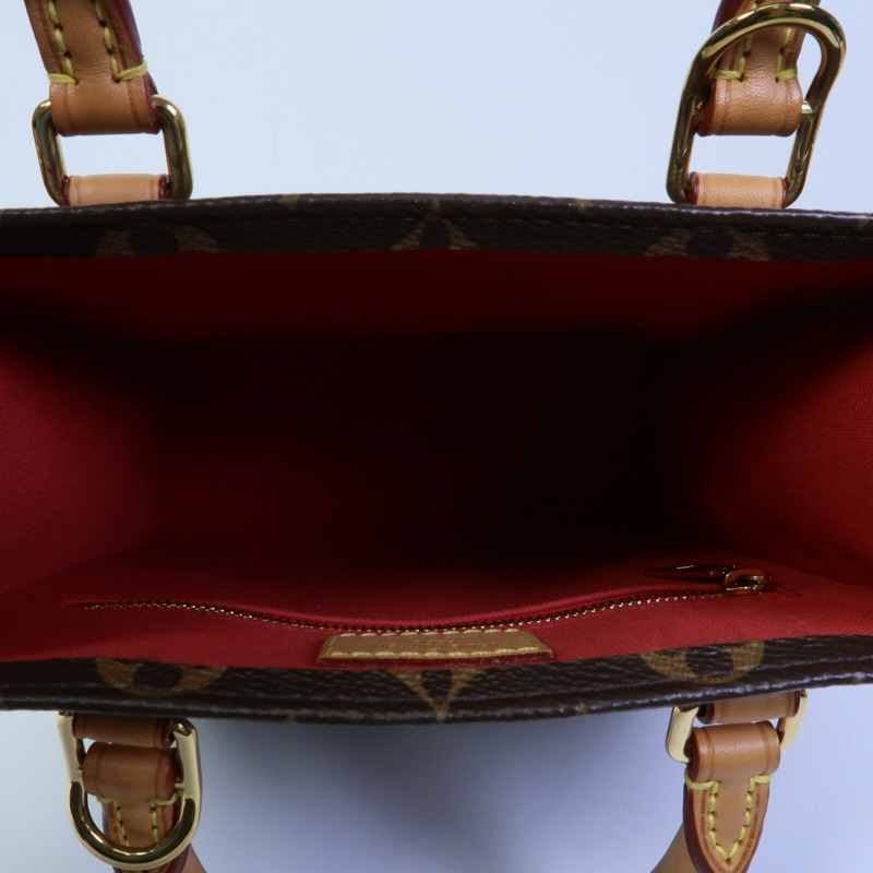 LOUIS VUITTON Monogram SacPlat BB手挽肩背兩用袋-4