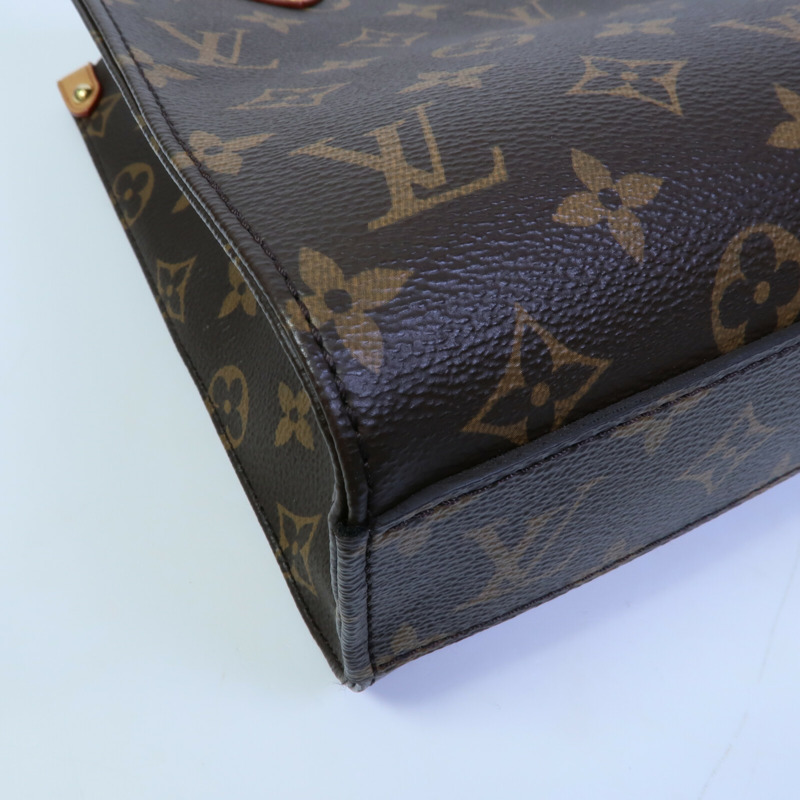 LOUIS VUITTON Monogram SacPlat BB手挽肩背兩用袋-10