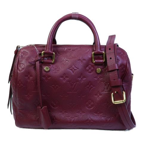 LOUIS VUITTON Monogram Empreinte Speedy Bandouliere 25手挽肩背兩用袋