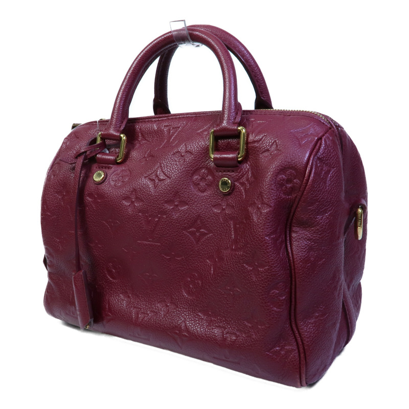 LOUIS VUITTON Monogram Empreinte Speedy Bandouliere 25手挽肩背兩用袋-1