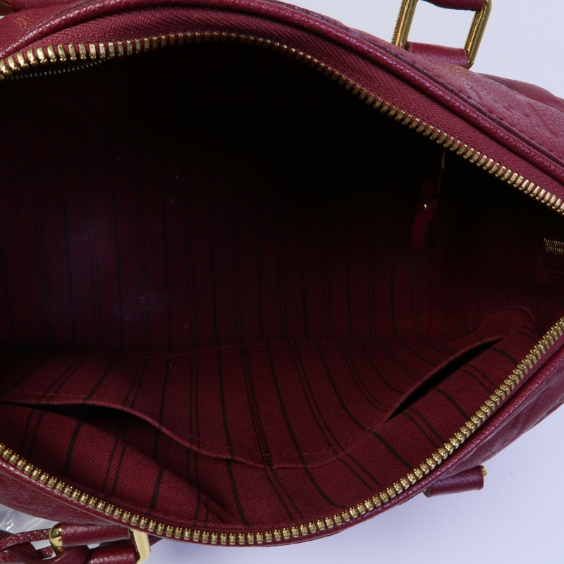 LOUIS VUITTON Monogram Empreinte Speedy Bandouliere 25手挽肩背兩用袋-4