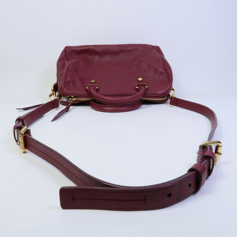 LOUIS VUITTON Monogram Empreinte Speedy Bandouliere 25手挽肩背兩用袋-7