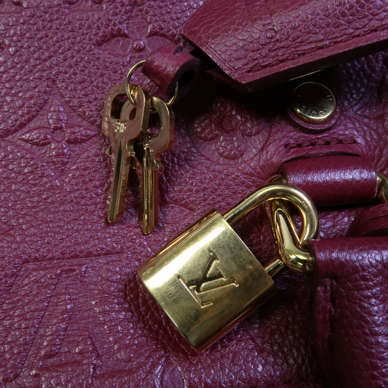 LOUIS VUITTON Monogram Empreinte Speedy Bandouliere 25手挽肩背兩用袋-8
