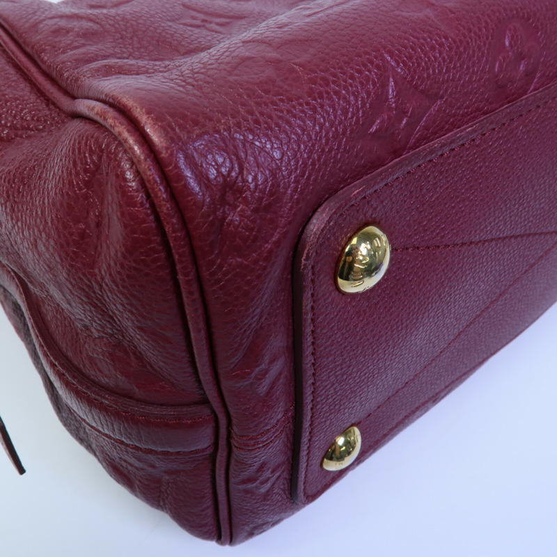 LOUIS VUITTON Monogram Empreinte Speedy Bandouliere 25手挽肩背兩用袋-9