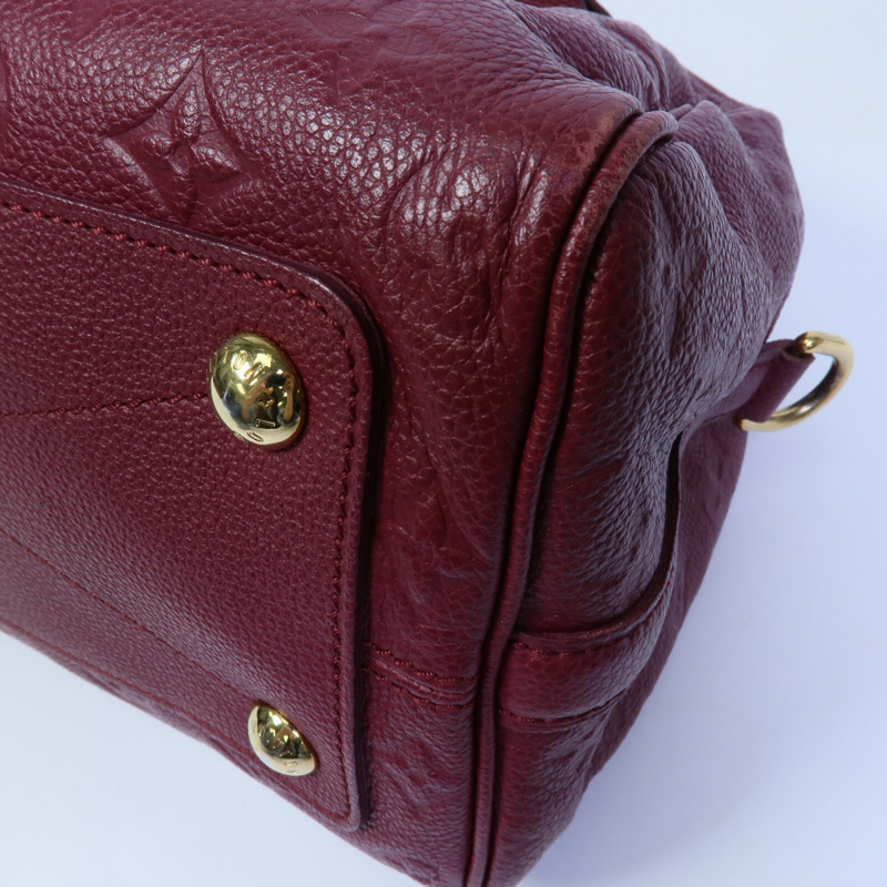 LOUIS VUITTON Monogram Empreinte Speedy Bandouliere 25手挽肩背兩用袋-10