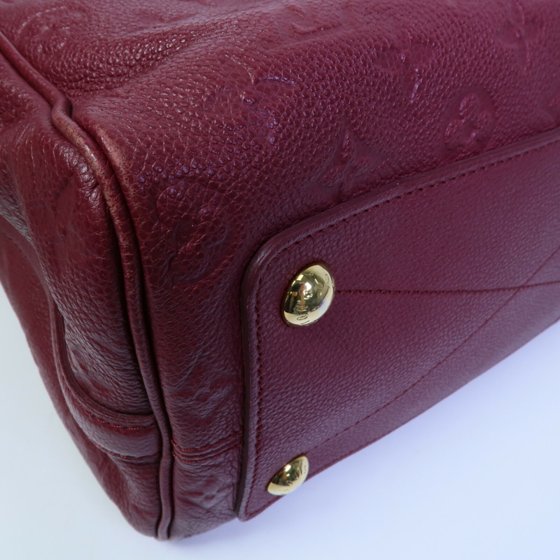 LOUIS VUITTON Monogram Empreinte Speedy Bandouliere 25手挽肩背兩用袋-11