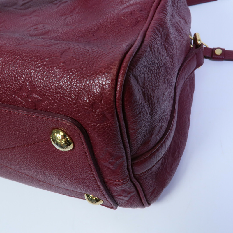 LOUIS VUITTON Monogram Empreinte Speedy Bandouliere 25手挽肩背兩用袋-12