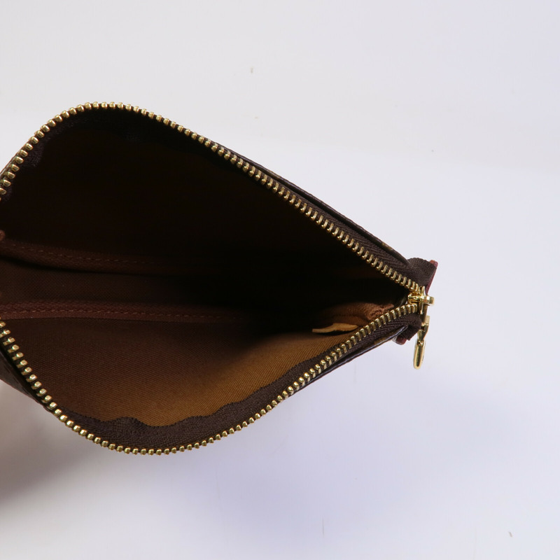 LOUIS VUITTON Monogram Mini Pochette Accessoires鏈帶手挽袋-4