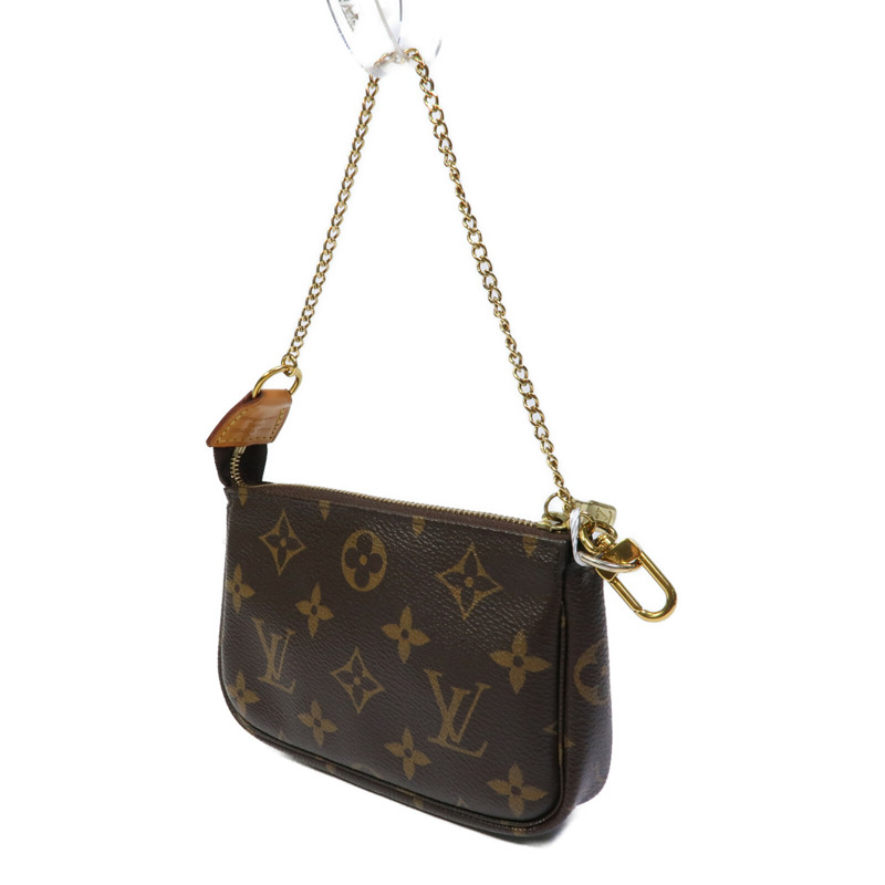 LOUIS VUITTON Monogram Mini Pochette Accessoires鏈帶手挽袋-2