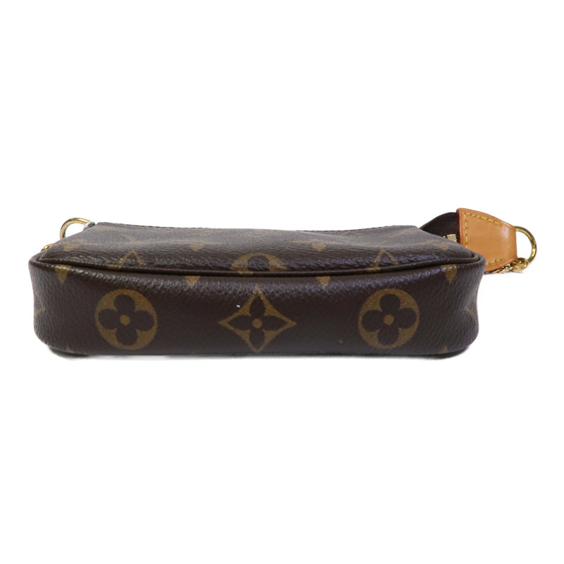 LOUIS VUITTON Monogram Mini Pochette Accessoires鏈帶手挽袋-3