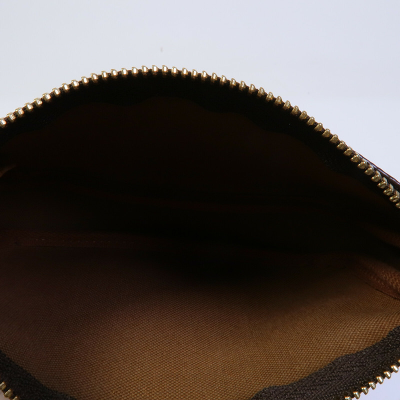 LOUIS VUITTON Monogram Mini Pochette Accessoires鏈帶手挽袋-4