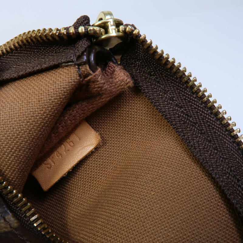 LOUIS VUITTON Monogram Mini Pochette Accessoires鏈帶手挽袋-6