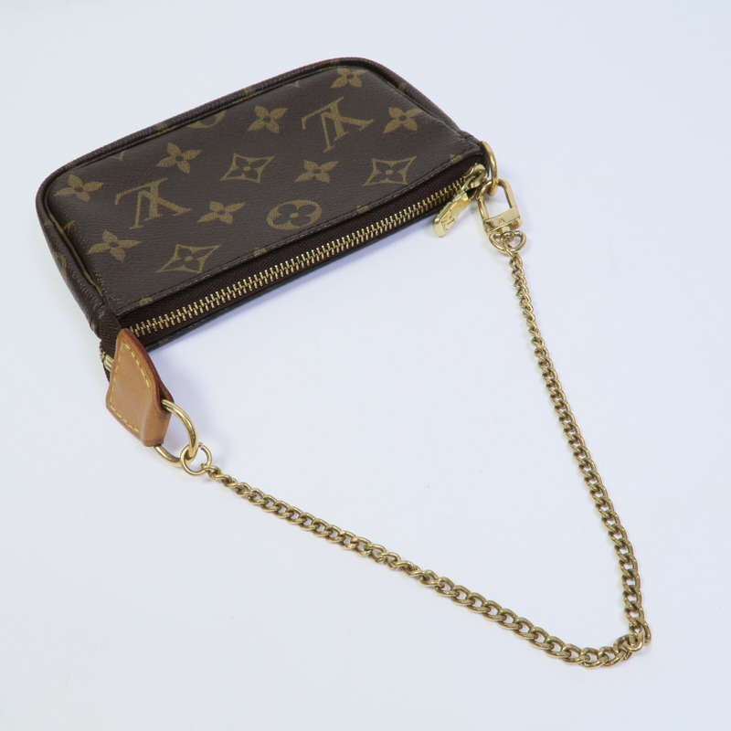LOUIS VUITTON Monogram Mini Pochette Accessoires手挽袋-7