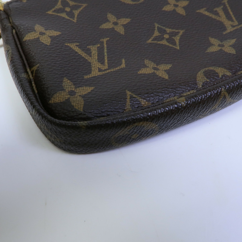 LOUIS VUITTON Monogram Mini Pochette Accessoires手挽袋-8