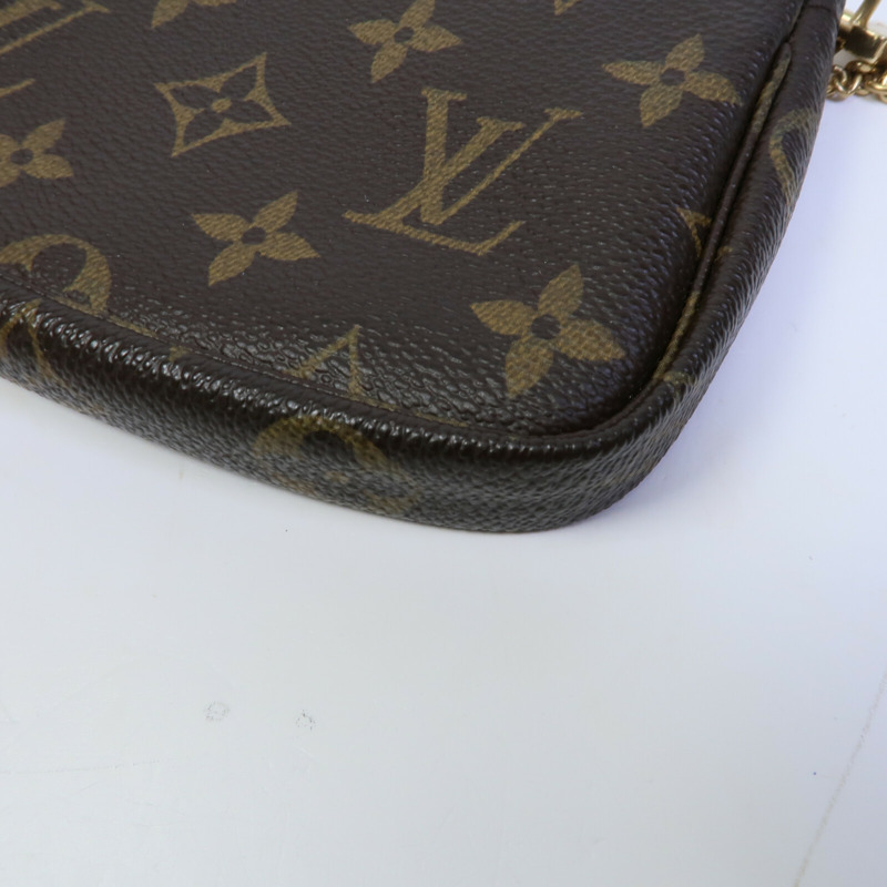 LOUIS VUITTON Monogram Mini Pochette Accessoires手挽袋-11