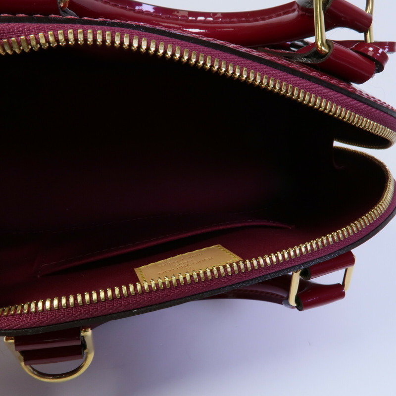 LOUIS VUITTON 漆皮皮革Alma手挽肩背兩用袋-4