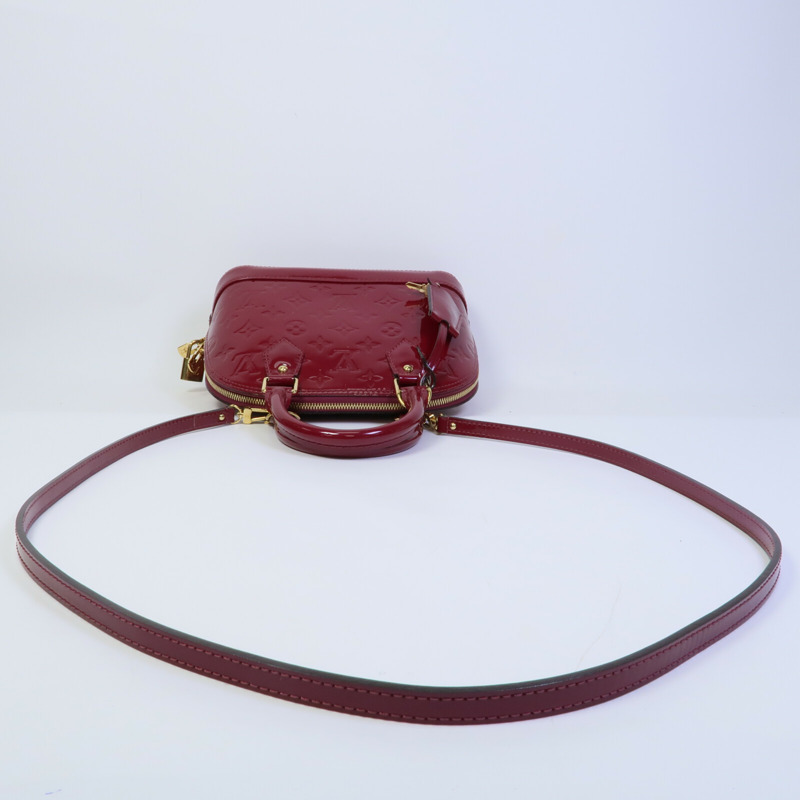 LOUIS VUITTON 漆皮皮革Alma手挽肩背兩用袋-8