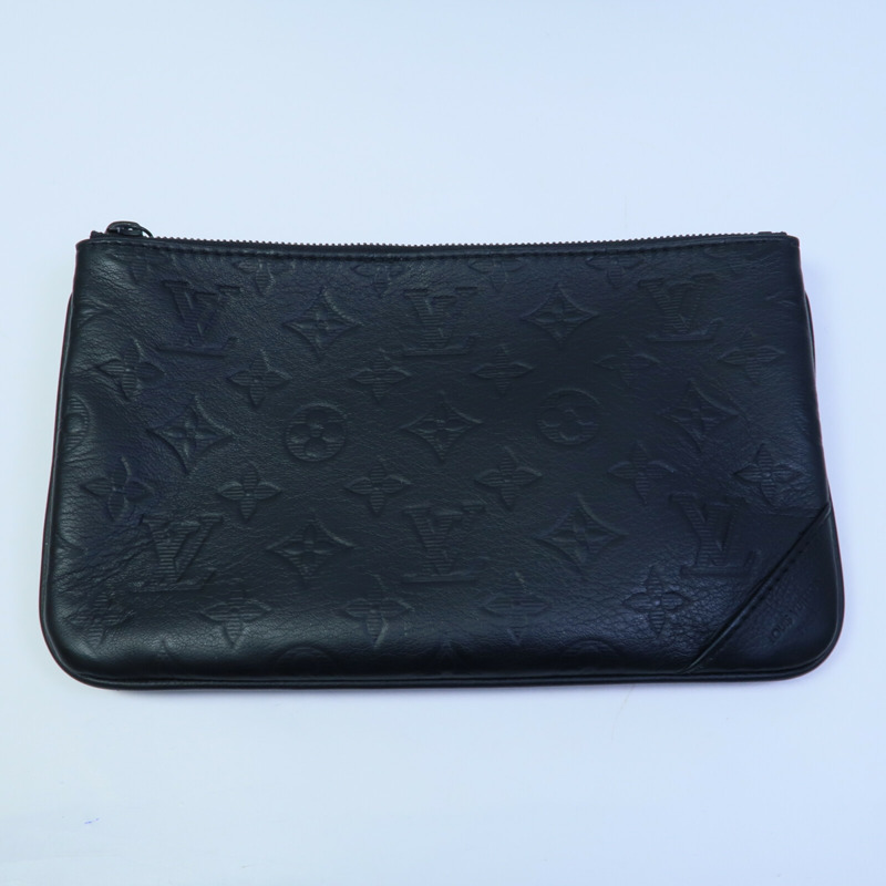 LOUIS VUITTON Monogram Shadow Trio Messenger肩背袋-9