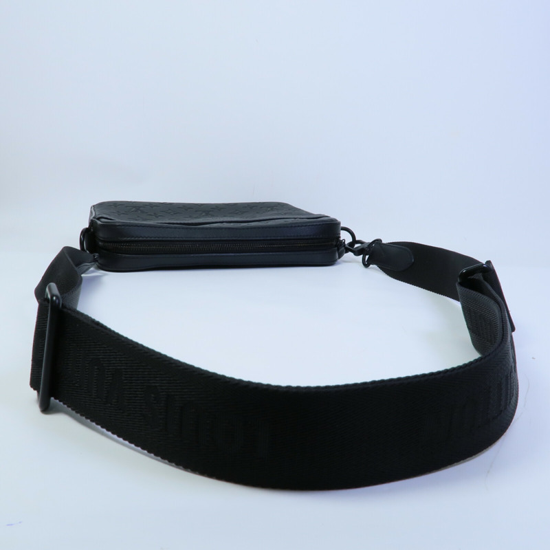 LOUIS VUITTON Monogram Shadow Trio Messenger肩背袋-11